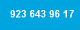 923 643 96 17 923 643 96 17